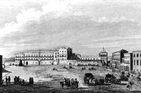 Palazzo dei Normanni nel 1847